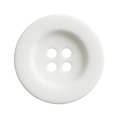 White polyester buttons PPB0004