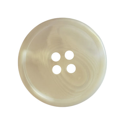 White melange polyester buttons PPB0005
