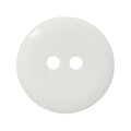 White polyester buttons for clothing PPB0011 – 10 mm