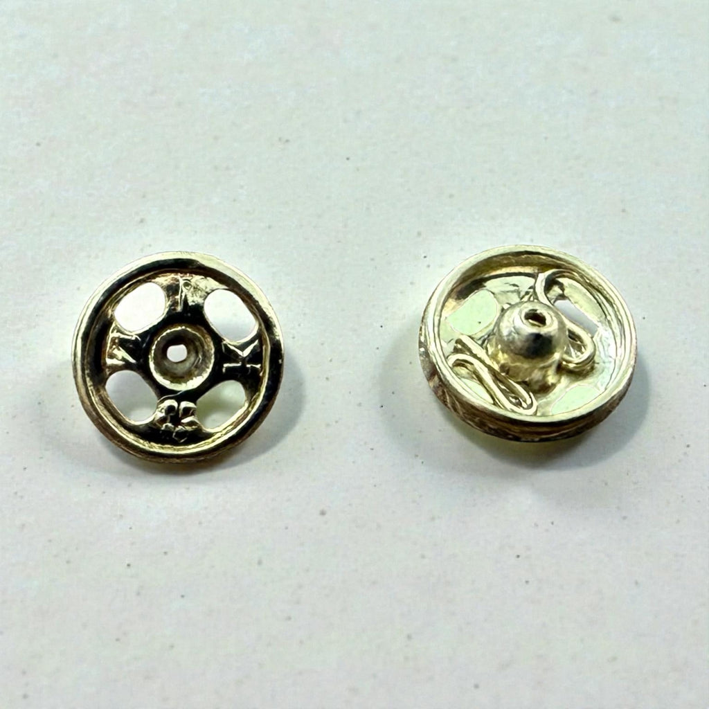 Mini sew-on snap buttons MD35 – 6 mm gold