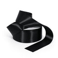Black satin ribbon SR0015