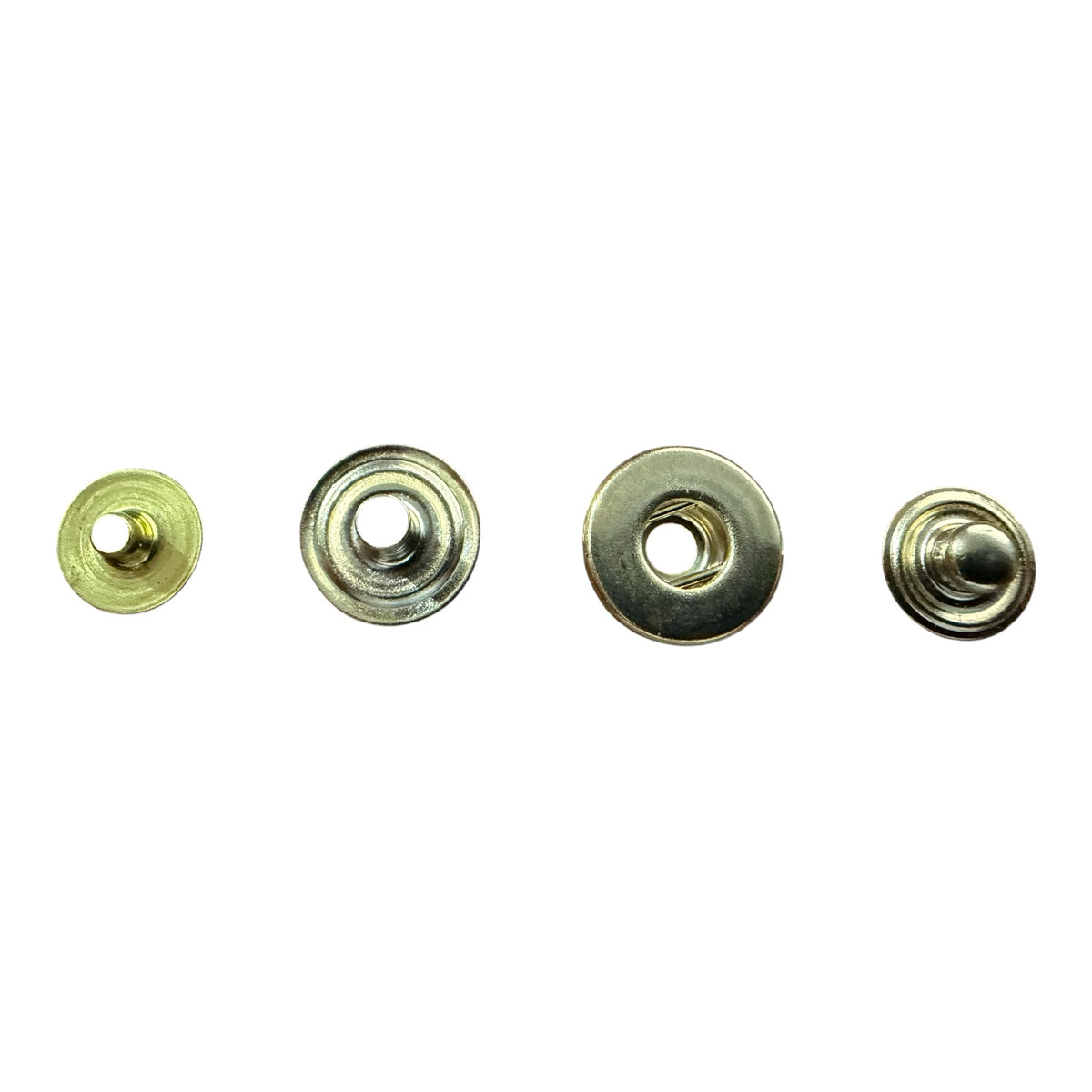 HSB 9995 hidden snap fasteners – 12.5 mm gold