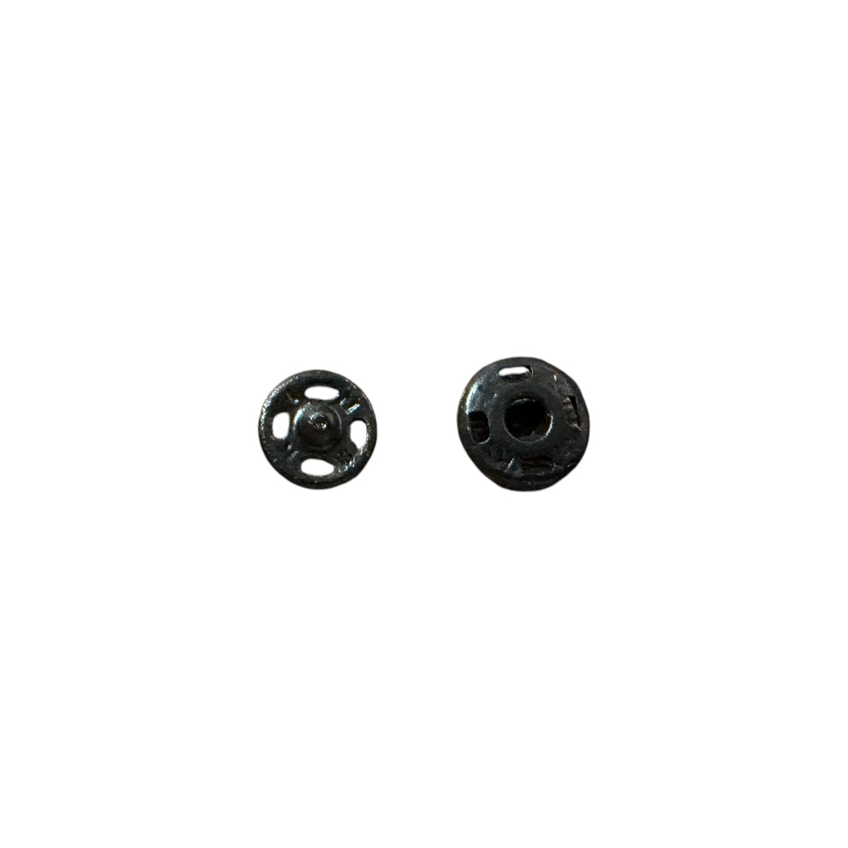 Sew-on snap fasteners M801-OTT – 10 mm black