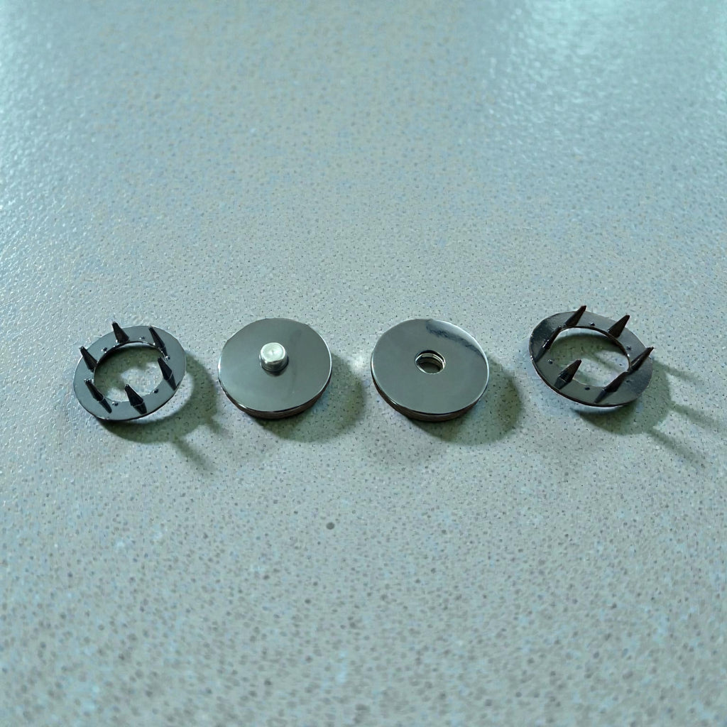 Special HK 305 ring-type snap fasteners – 18 mm and 22 mm, Gun Metal