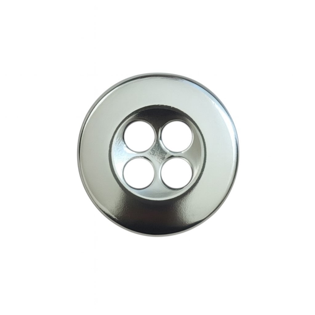 Silver metal buttons PMB0005 11 mm