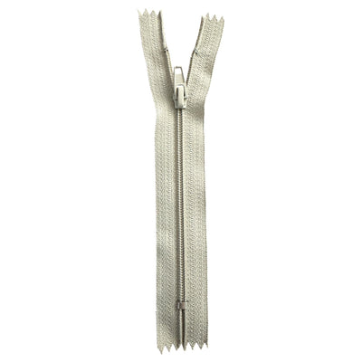 Grey spiral zippers No. 3 TAT TF032 – 13 and 17 cm non-separating