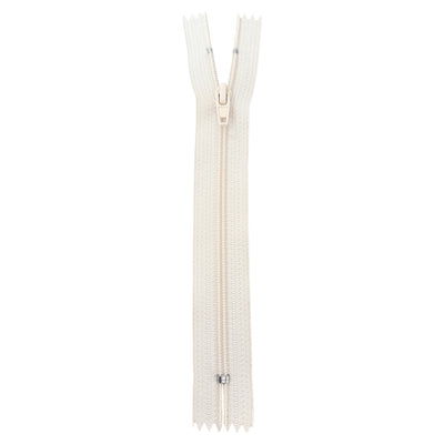 Beige #3 coil zippers TAT TF031 – 12 to 16 cm non-separating for trousers