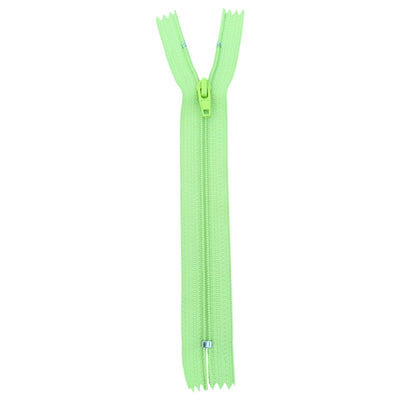 Light green #3 spiral zippers TAT TF874 – 16 cm non-separable for trousers
