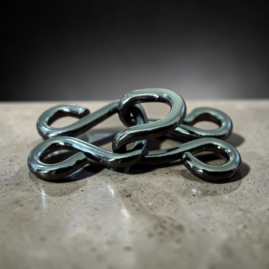 Snap fasteners FM 6725 – 22 mm glossy black