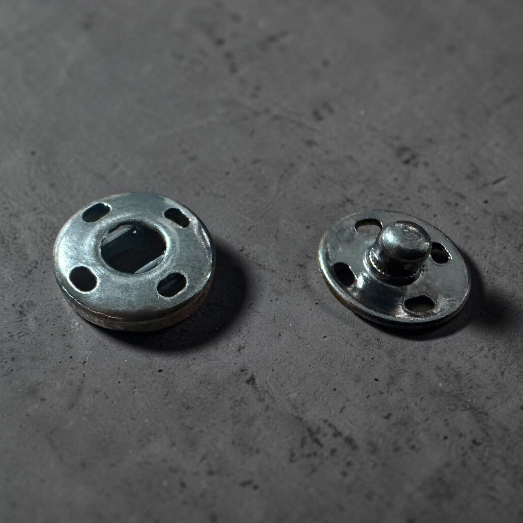 Sew-on press studs 24296 – 12 mm Gun Metal