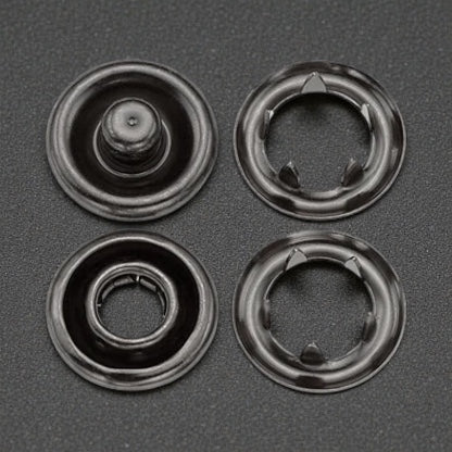 Chic MF AL 78 Snap Fasteners – 7.8 mm Gun Metal