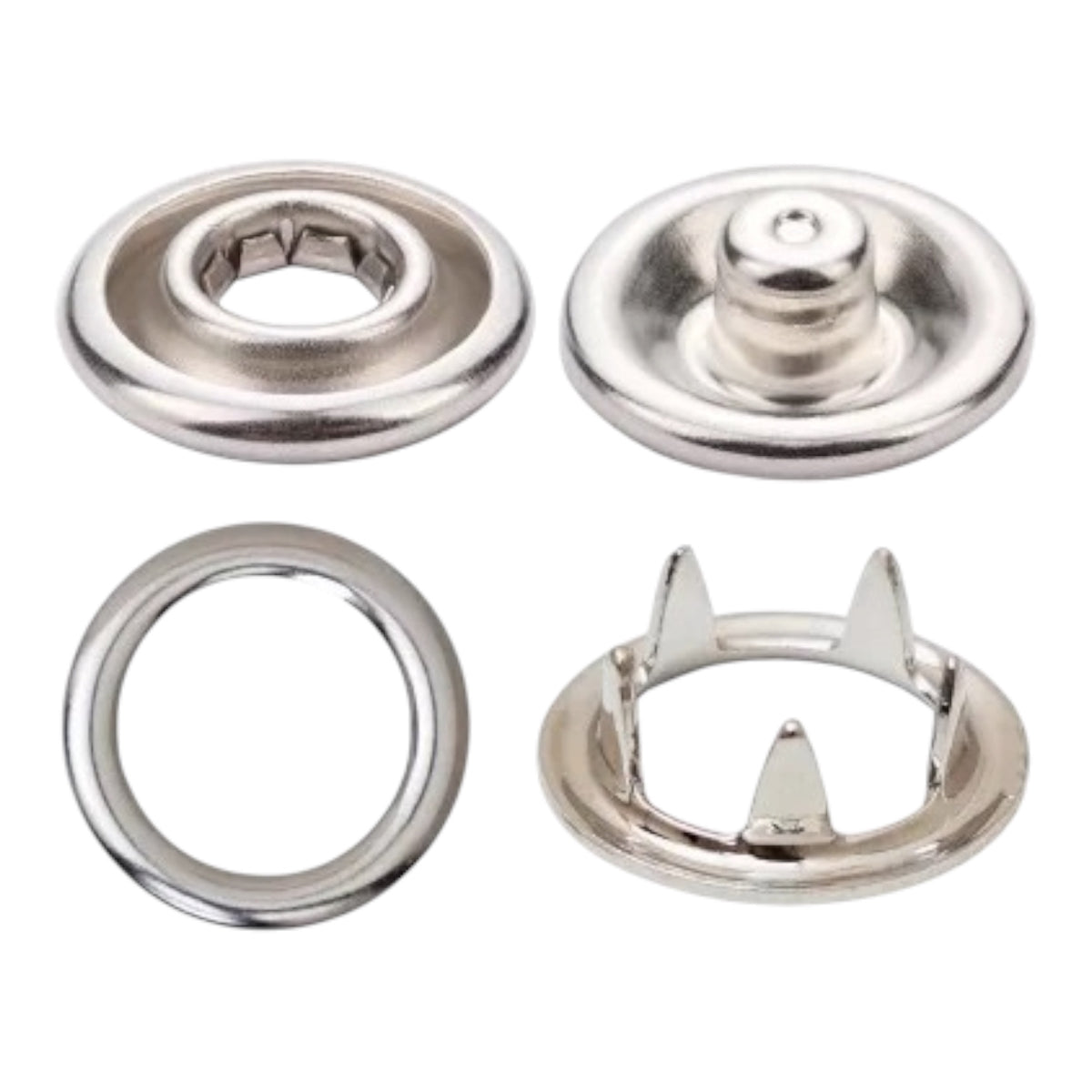 Chico MF00 snap fasteners – 8 mm Nickel Free