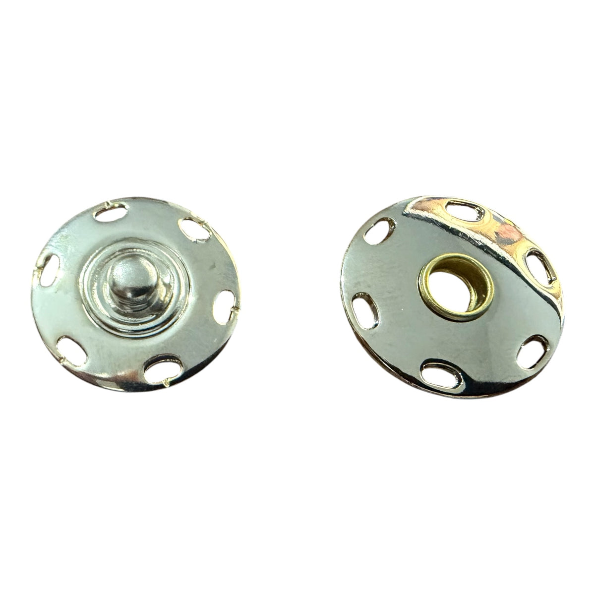 Sew-on snap fasteners 4115040 Col 132 – 23 mm gold