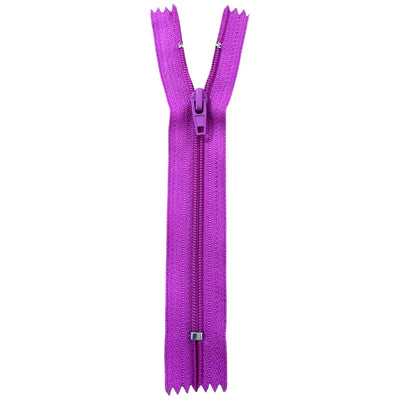 Purple coil zippers No. 3 TAT TF299 – 11 to 13 cm non-separating