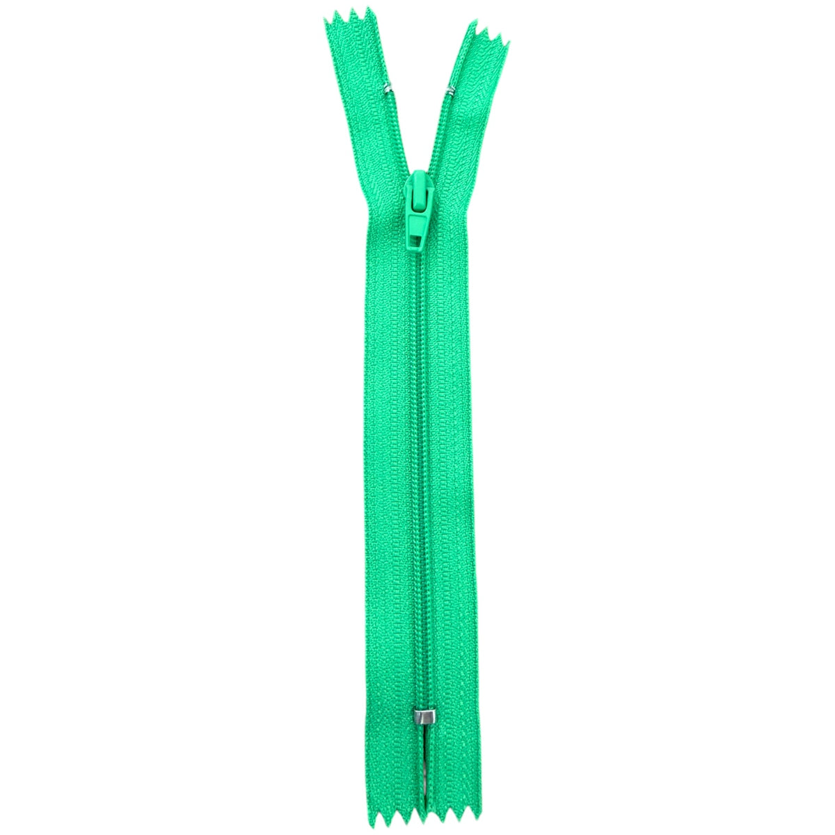 Green #3 spiral zippers TAT TF538 – 10 to 15 cm closed-end for trousers