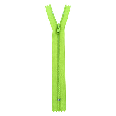 Light green #3 spiral zippers TAT TF875 – 16 to 56 cm non-separating