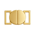 Gold metal buckles 2 cm PMB0002
