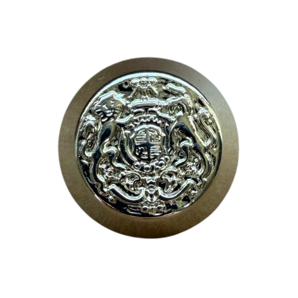 Златни метални копчета 0555 Col 0019 – Light Gold 22 мм