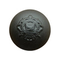 Black metal buttons 0806 – 22 mm Black Oxide with coat of arms for coat